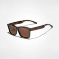 Óculos de Sol Masculino Luxury Marrom Overtize