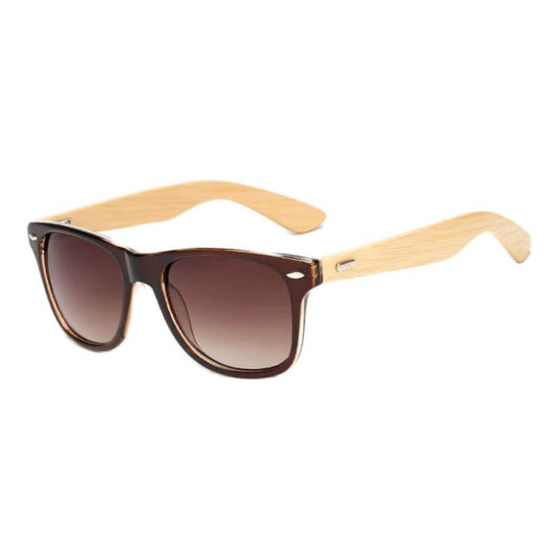 Óculos de Sol Masculino Wood Marrom Overtize